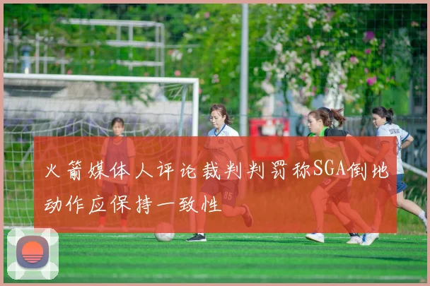 火箭媒体人评论裁判判罚称SGA倒地动作应保持一致性